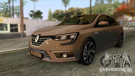 Renault Megane 4 Sedan 2017 для GTA San Andreas