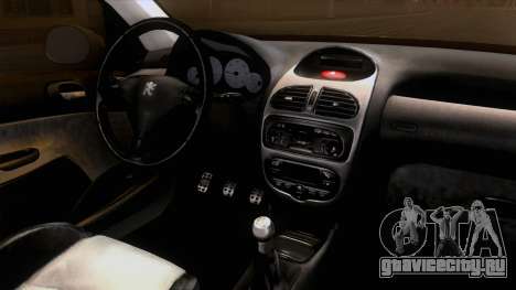 Peugeot 206 Full Sport Edit для GTA San Andreas
