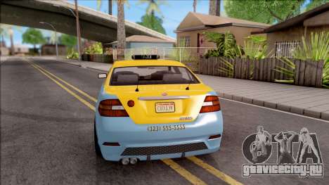 GTA V Vapid Unnamed Taxi IVF для GTA San Andreas