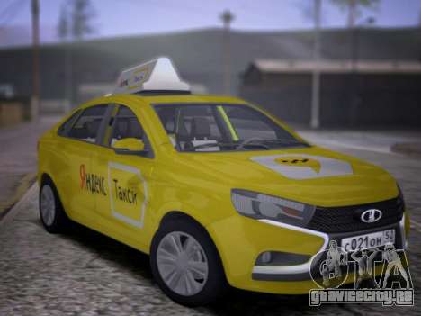 Lada Vesta Yandex Taxi (LVYT) Beta 0.1 для GTA San Andreas