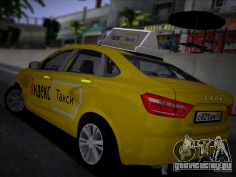 Lada Vesta Yandex Taxi (LVYT) Beta 0.1 для GTA San Andreas