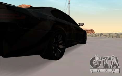 BMW M3 E92 GTR Black Camo для GTA San Andreas