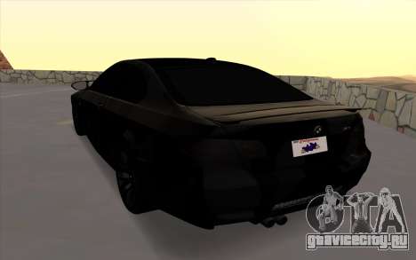 BMW M3 E92 GTR Black Camo для GTA San Andreas