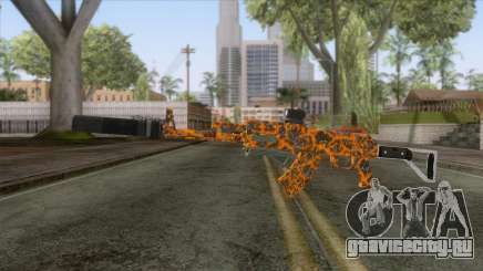 CoD: Black Ops II - AK-47 Lava Skin v2 для GTA San Andreas