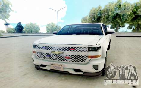 Chevrolet SIlverado 2017 Undercover Police для GTA San Andreas