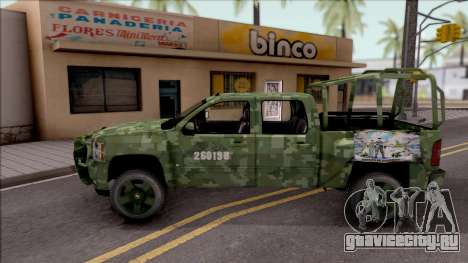 Chevrolet Silverado Auto Militar De Guatemala для GTA San Andreas