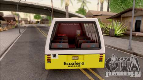 GTA V Brute Rental Shuttle Bus для GTA San Andreas