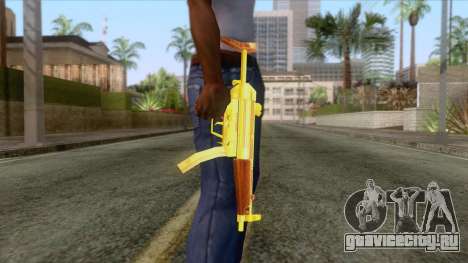 Gold MP5 для GTA San Andreas