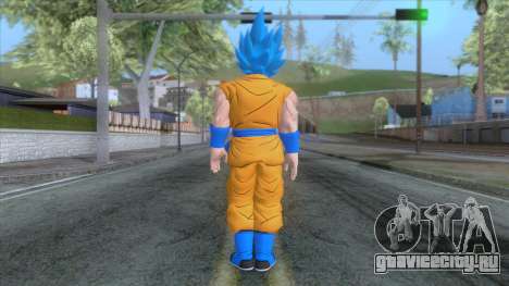 Goku SSJ2 Blue Skin для GTA San Andreas