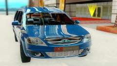 Lada Largus синий для GTA San Andreas