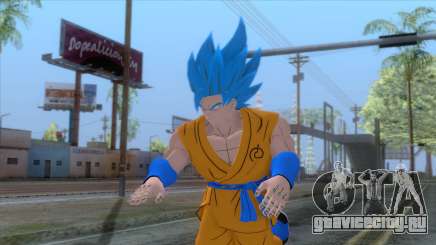 Goku SSJ2 Blue Skin для GTA San Andreas