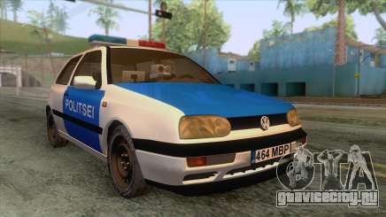 Volkswagen Golf Mk3 Estonian Police для GTA San Andreas