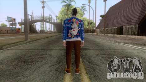 Christmas GTA Online Skin для GTA San Andreas