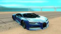 Bugatti Chiron бирюзовый для GTA San Andreas