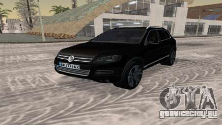 Volkswagen Touareg чёрный для GTA San Andreas