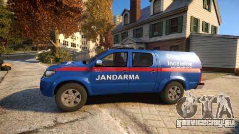 Toyota Hilux Jandarma Olay Yeri Inceleme для GTA 4