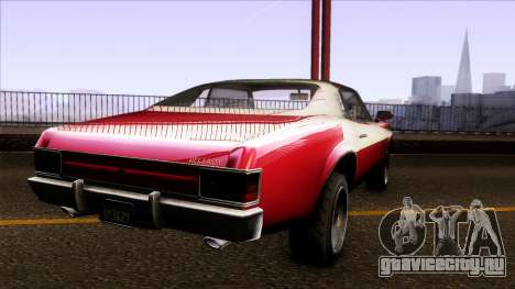 GTA V Declasse Sabre GT3 Starsky & Hutch для GTA San Andreas