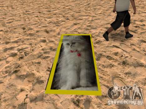 Пляжные коврики с котятами для GTA San Andreas