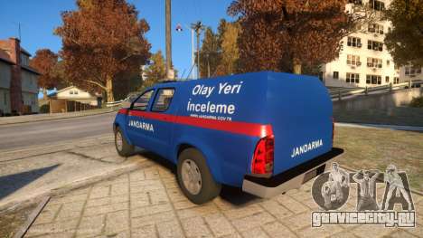 Toyota Hilux Jandarma Olay Yeri Inceleme для GTA 4