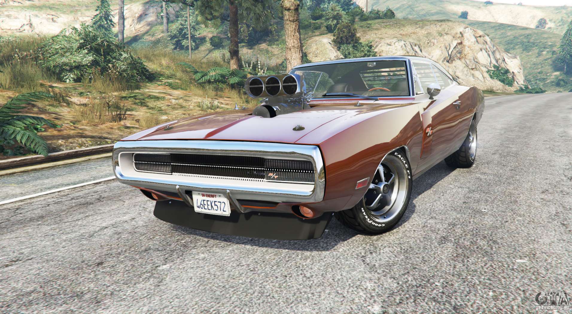 Dodge charger gta 5 replace фото 67