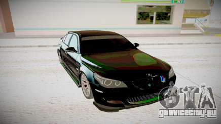 BMW M5 E60 чёрный для GTA San Andreas