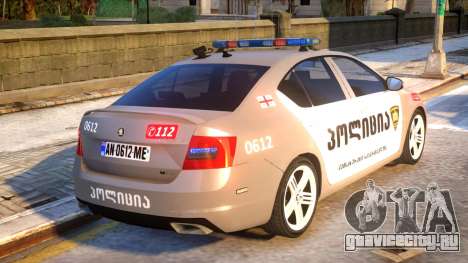 Skoda Octavia RS GEO POLICE для GTA 4