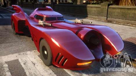 1992 Batmobile Movie Car Mod для GTA 4