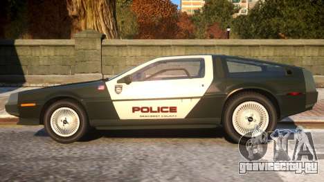DeLorean DMC-12 Police для GTA 4