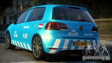 Volkswagen Golf Supervisor KLM для GTA 4