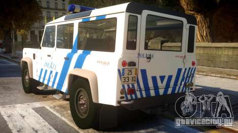 Land Rover Defender Police V2 для GTA 4
