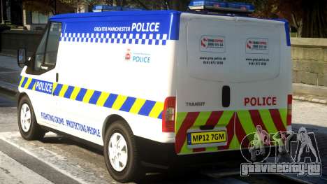 British Manchester Police Ford Transit для GTA 4