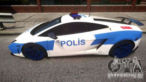 Lamborghini Gallardo LP570-4 2011 Turkey Police для GTA 4