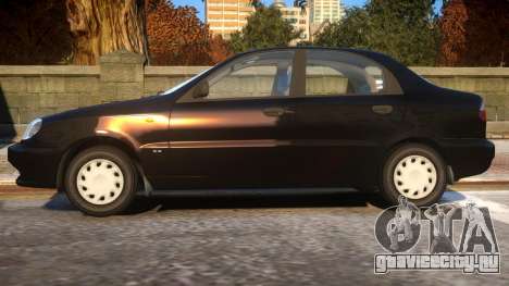 Daewoo Lanos Sedan SX PL 1997 для GTA 4