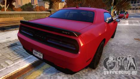 2015 Dodge Challenger SRT Hellcat v1.0 для GTA 4