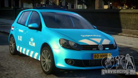 Volkswagen Golf Supervisor KLM для GTA 4