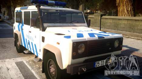 Land Rover Defender Police V2 для GTA 4