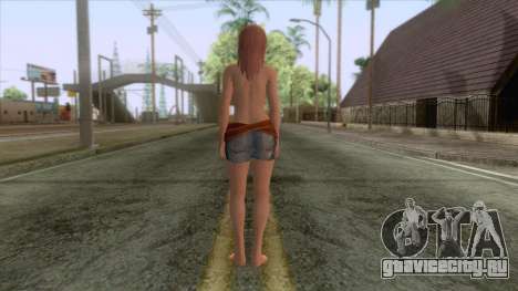 Honoka Topless Skin для GTA San Andreas