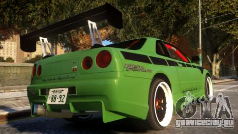 Fast And Furious Nissan Skyline R33 для GTA 4