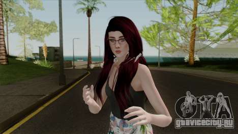 Samantha Casual v3 Sims 4 Custom для GTA San Andreas