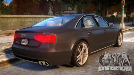 2013 Audi S8 4.0TFSI Quattro для GTA 4