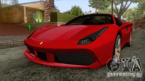 Ferrari 488 Spider для GTA San Andreas