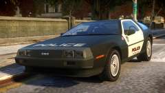 DeLorean DMC-12 Police для GTA 4