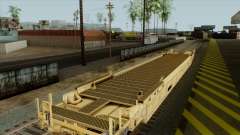 Вагон-платформа (желтый окрас) для GTA San Andreas