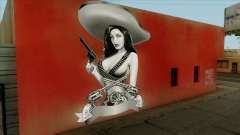 Sexy Charra Wall для GTA San Andreas