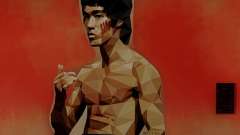 Bruce Lee Art Wall для GTA San Andreas