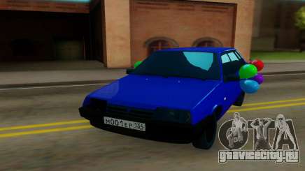 ВАЗ 21099 синий для GTA San Andreas