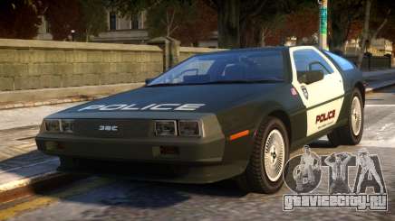 DeLorean DMC-12 Police для GTA 4