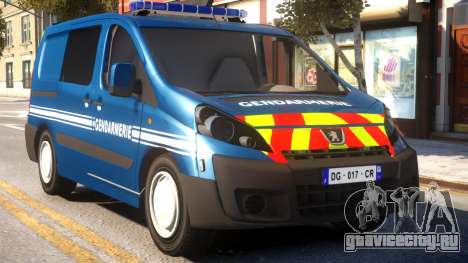 Peugeot Expert Gendarmerie 2017 для GTA 4
