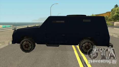 FBI Truck Civil No Paintable для GTA San Andreas