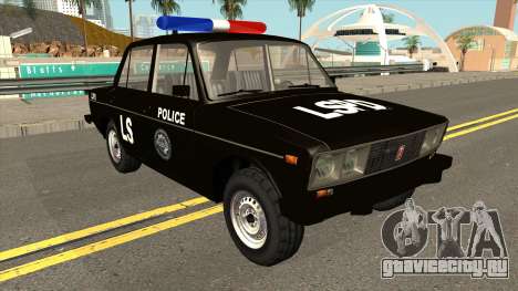 VAZ 2106 SA Style Police для GTA San Andreas